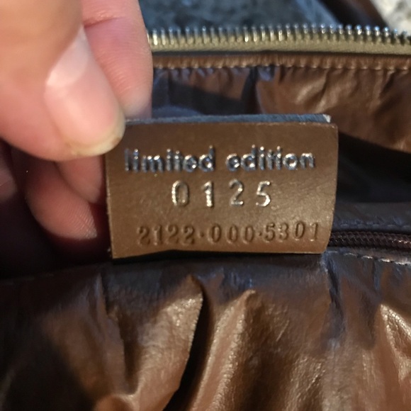 GUCCI Web Sherry Line Limited Edition Boston Bag Canvas w/Leather handles - Picture 12 of 16